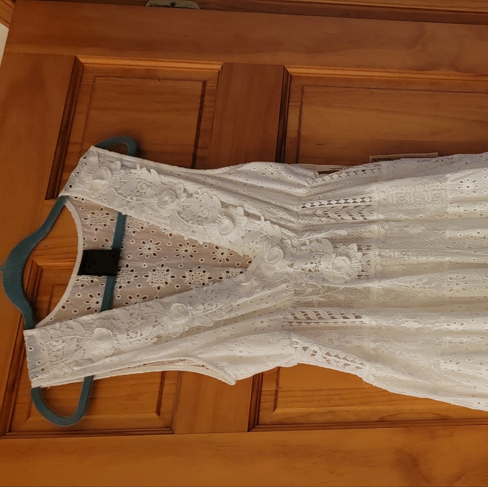 Brand New Boho Style Eyelet/Lace Dress Sz XL